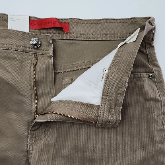 Gloria Vanderbilt Amanda Classic Fit Tapered Leg Tan Jeans Petite Medium Size 14 - Picture 5 of 14